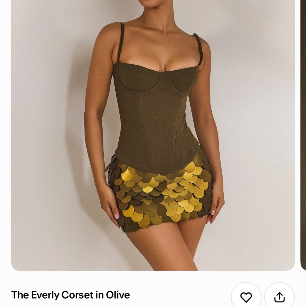 The Everly Corset AND Teyana mini skirt